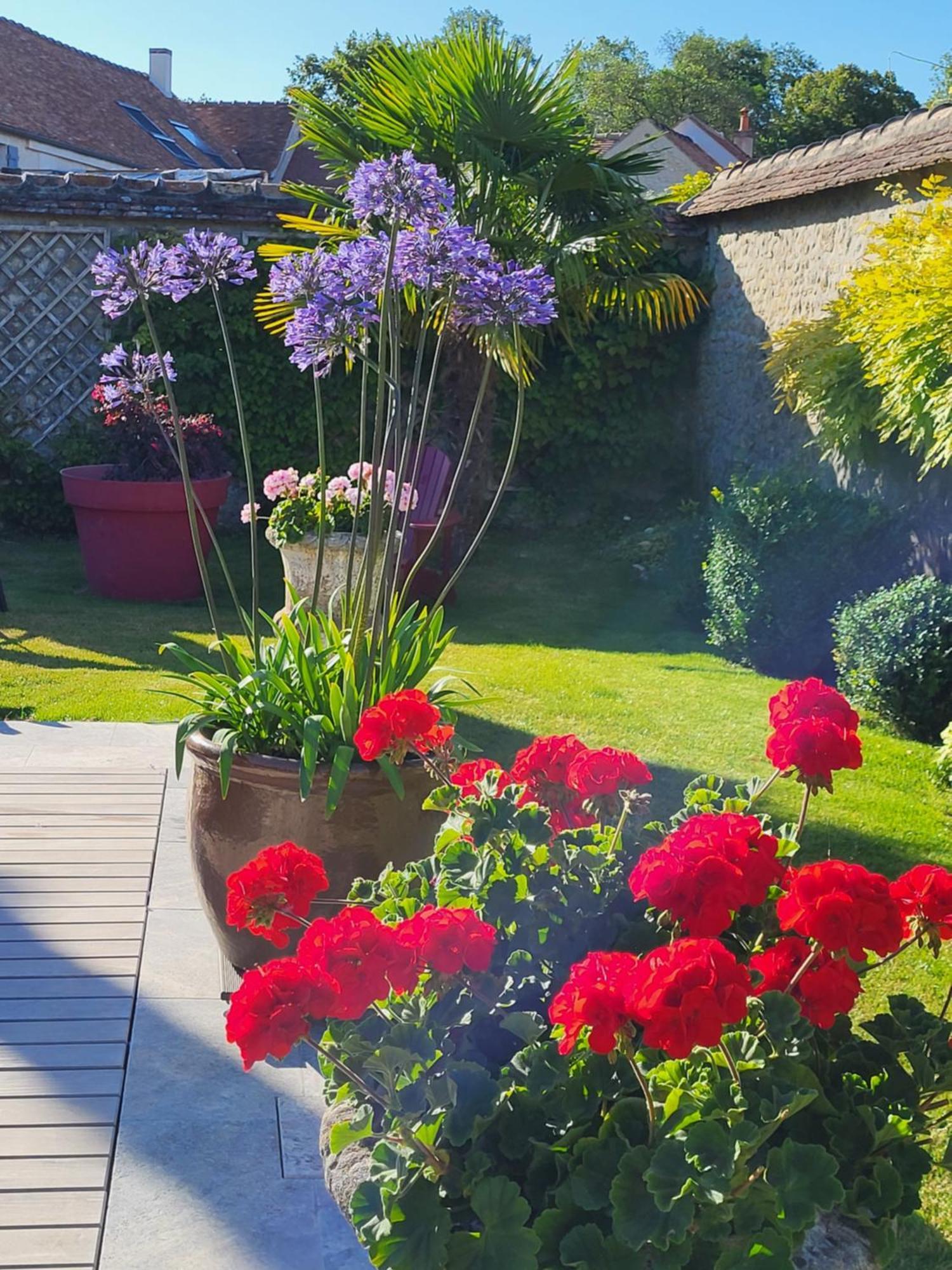 Les Glycines Bed and Breakfast Ury Exteriör bild