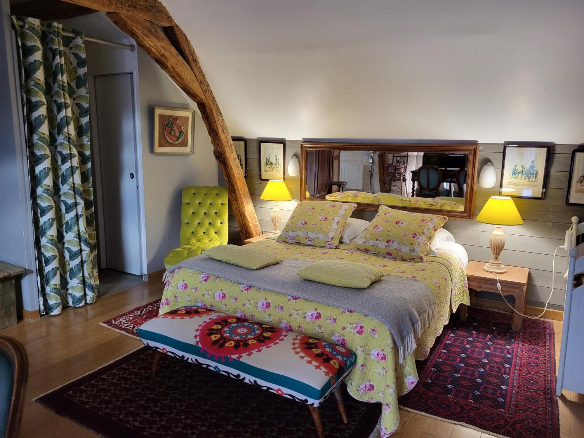 Les Glycines Bed and Breakfast Ury Exteriör bild