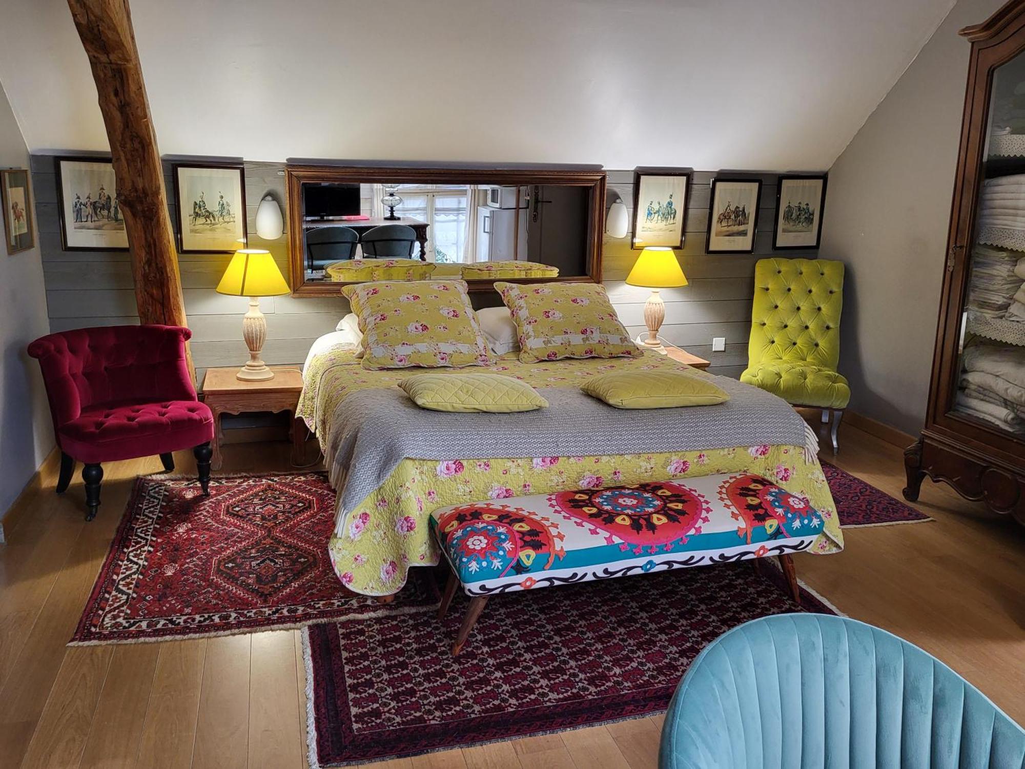 Les Glycines Bed and Breakfast Ury Exteriör bild
